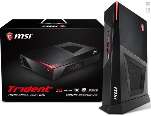 微星发布VR游戏PC主机MSI Trident