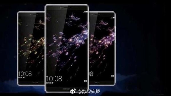 荣耀Note 9渲染图曝光 全屏配后置双摄