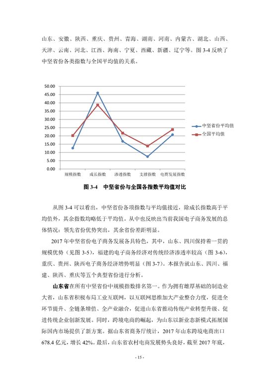 中国电子商务发展指数报告