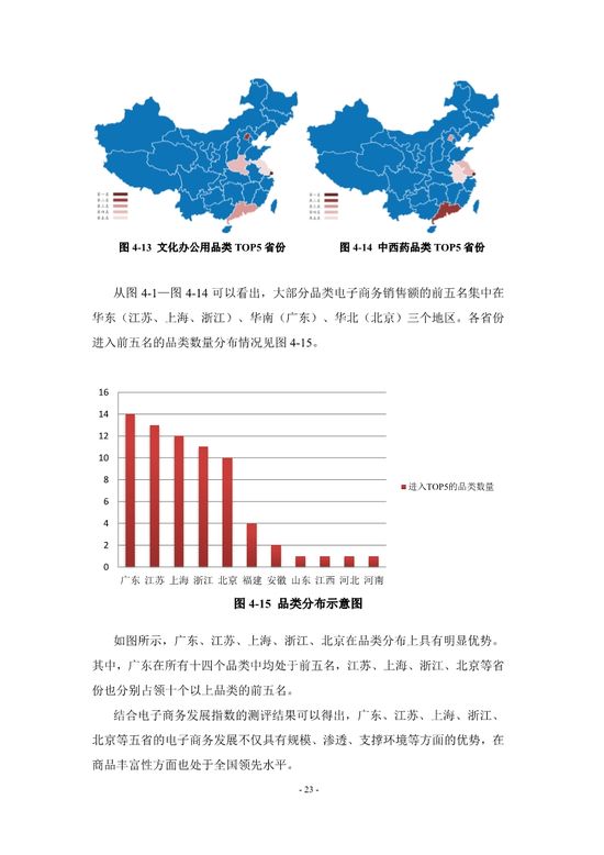 中国电子商务发展指数报告