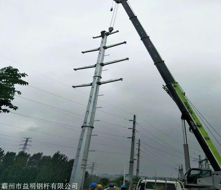 电力管塔生产厂家 18米220KV电力管塔单双回路